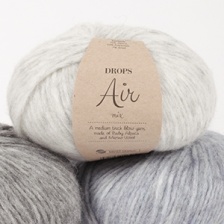 Пряжа Drops AIR (65% альпака, 28% полиамид, 7% шерсть) 150м / 50г