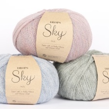 Пряжа Drops SKY (74% Альпака, 18% Полиамид, 8% Шерсть) 190м / 50г