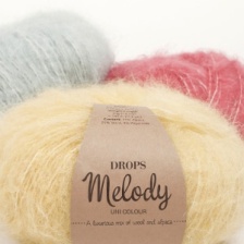 Пряжа Drops Melody (71% альпака, 25% шерсть, 4% полиамид) 140м / 50г
