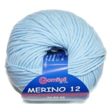 MERINO 12 (100% мериносовая шерсть) - 63м / 50г