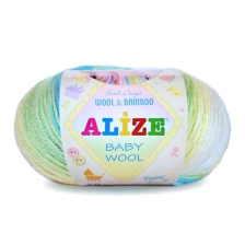 Baby Wool Batik (40% шерсть / 20% бамбук / 40% акрил) - 175м / 50г