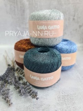 Пряжа Lana Gatto NEW GLITTER (51% полиэстер, 49% нейлон) - 300м / 25г