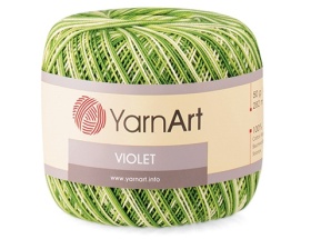 Violet Melange (100% мерсеризованный хлопок) - 282м / 50г
