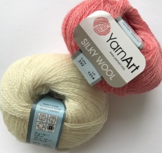Silky Wool (35% Силк Район, 65% Мерино Вул) - 190м / 25г (цена указана за упаковку 10 мотков)
