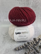 Пряжа Lana Gatto MAXI VIP (80% мериносовая шерсть 20% кашемир) 50г / 100м