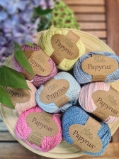 PAPYRUS (78% хлопок,  22% шелк ) - 120м/50г