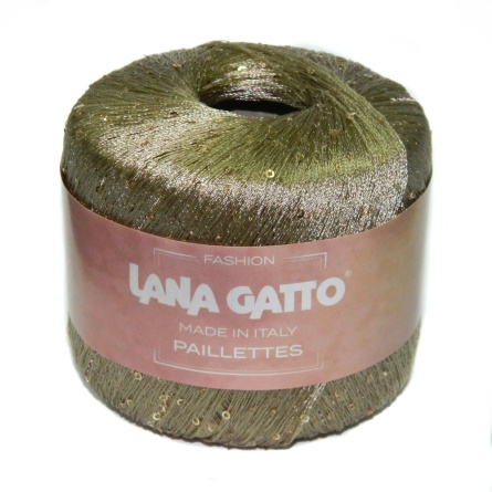 Пряжа Lana Gatto PAILLETTES (100% полиэстер) - 195м / 25г фото 2