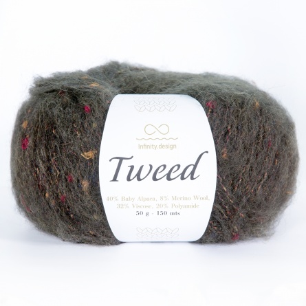 Tweed (40% бэби альпака 8% мериносовая шерсть 32% вискоза 20% полиамид) - 150м / 50г фото 19
