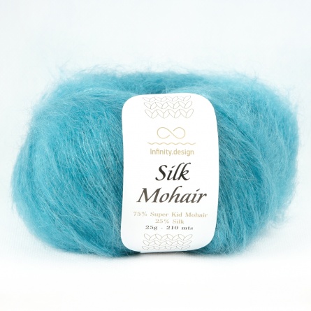 SILK MOHAIR  (75% супер кид мохер 25% шелк) - 210м / 25г фото 27