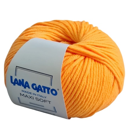 Пряжа Lana Gatto MAXI SOFT (100% меринос экстрафайн) - 90м / 50г фото 49