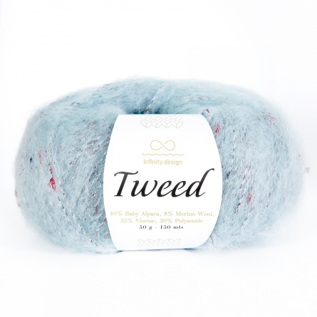Tweed (40% бэби альпака 8% мериносовая шерсть 32% вискоза 20% полиамид) - 150м / 50г фото 18
