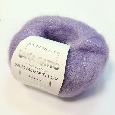 Пряжа Lana Gatto SILK MOHAIR LUX (78% суперкид мохер, 14% шелк, 4% полиэстер) - 210м / 25г фото 16