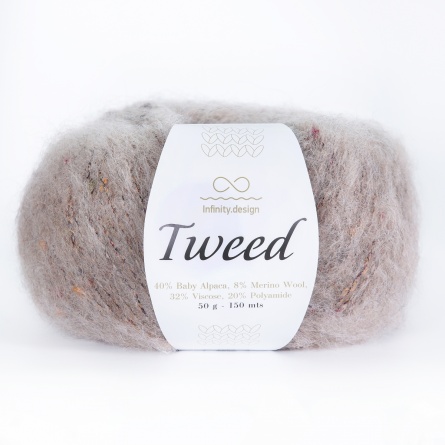 Tweed (40% бэби альпака 8% мериносовая шерсть 32% вискоза 20% полиамид) - 150м / 50г фото 6