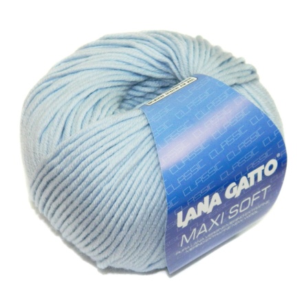 Пряжа Lana Gatto MAXI SOFT (100% меринос экстрафайн) - 90м / 50г фото 4