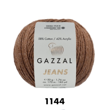 JEANS (58% хлопок, 42% акрил) - 170м / 50г (цена за упаковку 10 мотков) фото 31