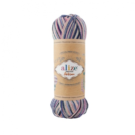 Superwash Artisan (75% SuperWash Шерсть, 25% Полиамид) - 420м / 100г фото 5