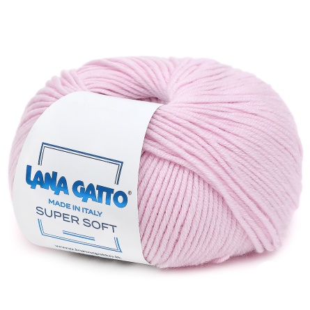 Пряжа Lana Gatto SUPER SOFT (100% экстрафайн мериносовая шерсть) - 125м / 50г фото 29