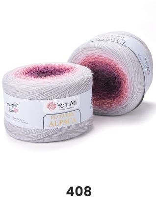Flowers Alpaca (20% альпака, 80% акрил) - 940м / 250г (цена указана за 2 мотка) фото 5