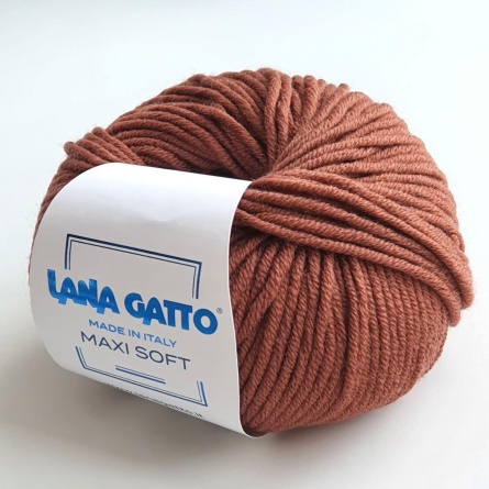 Пряжа Lana Gatto MAXI SOFT (100% меринос экстрафайн) - 90м / 50г фото 36