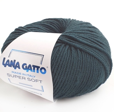 Пряжа Lana Gatto SUPER SOFT (100% экстрафайн мериносовая шерсть) - 125м / 50г фото 58