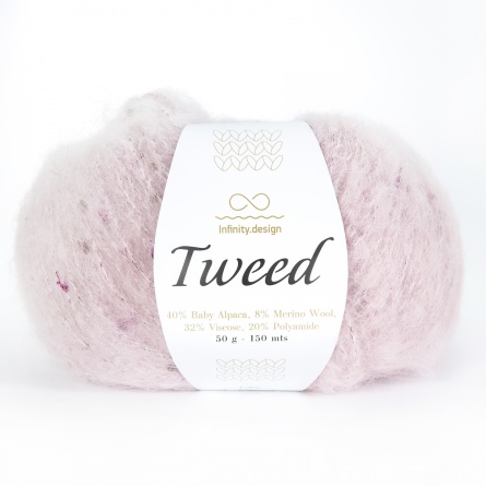 Tweed (40% бэби альпака 8% мериносовая шерсть 32% вискоза 20% полиамид) - 150м / 50г фото 13