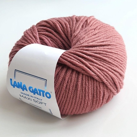 Пряжа Lana Gatto MAXI SOFT (100% меринос экстрафайн) - 90м / 50г фото 35