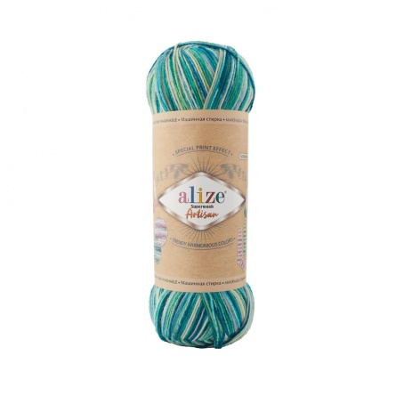 Superwash Artisan (75% SuperWash Шерсть, 25% Полиамид) - 420м / 100г фото 2