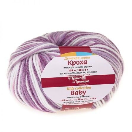 Кроха (20% шерсть, 80% акрил) - 135м / 50г фото 48