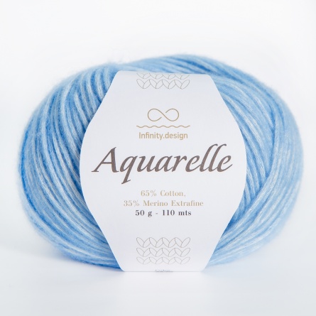 AQUARELLE (65% хлопок 35% мериносовая шерсть) - 110м /50г фото 11