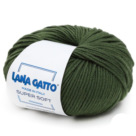 Пряжа Lana Gatto SUPER SOFT (100% экстрафайн мериносовая шерсть) - 125м / 50г фото 27