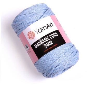Macrame Cord 3mm (60% хлопок, 40% вискоза и полиэстер) - 85м / 250г (УПАКОВКА 4 МОТКА) фото 7