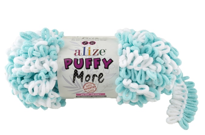 Puffy More (100% микрополиэстер) - 11,5м / 150г (в упаковке 2 мотка) фото 9