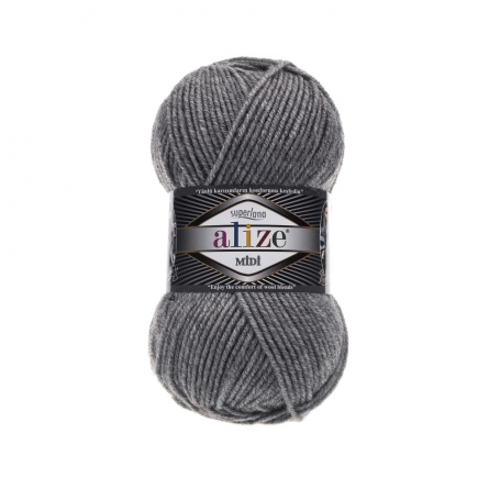 SUPERLANA MIDI (25% шерсть, 75% акрил) - 170м / 100г (цена указана за упаковку 5 мотков) фото 3