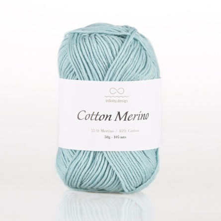 COTTON MERINO (55% мериносовая шерсть, 45% хлопок) - 105м / 50г фото 10