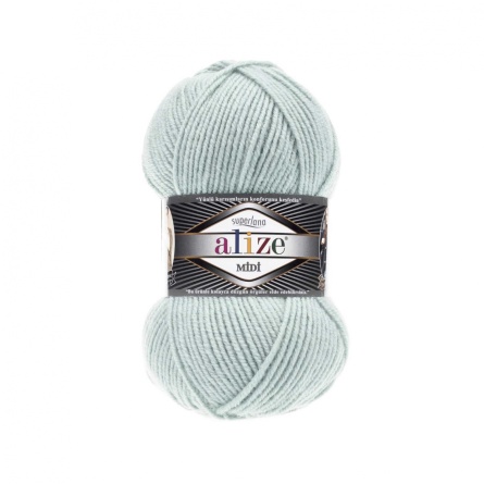 SUPERLANA MIDI (25% шерсть, 75% акрил) - 170м / 100г (цена указана за упаковку 5 мотков) фото 21