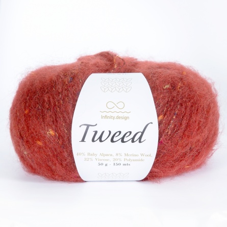 Tweed (40% бэби альпака 8% мериносовая шерсть 32% вискоза 20% полиамид) - 150м / 50г фото 8