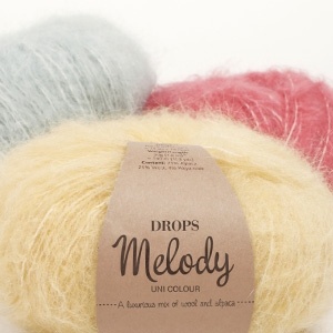 Пряжа Drops Melody (71% альпака, 25% шерсть, 4% полиамид) 140м / 50г фото 1