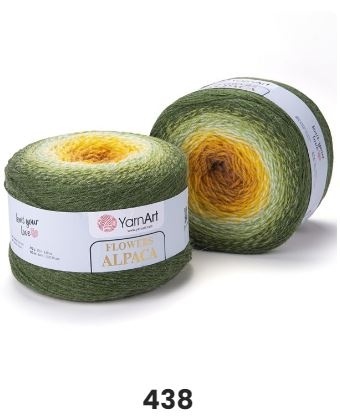 Flowers Alpaca (20% альпака, 80% акрил) - 940м / 250г (цена указана за 2 мотка) фото 13