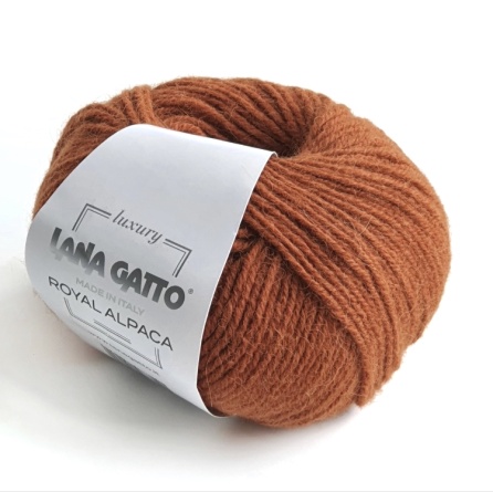 Пряжа Lana Gatto ROYAL ALPACA (70% бэби альпака, 30% нейлон) - 115м / 50г фото 6