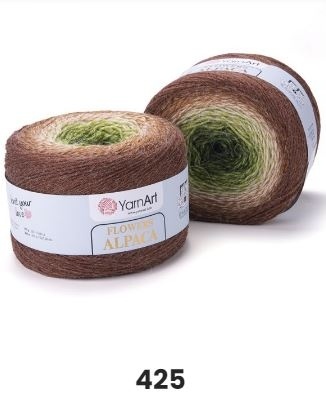 Flowers Alpaca (20% альпака, 80% акрил) - 940м / 250г (цена указана за 2 мотка) фото 11