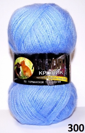 Ангора Кролик (40%-кролик 60%-акрил) - 500м / 100г фото 5