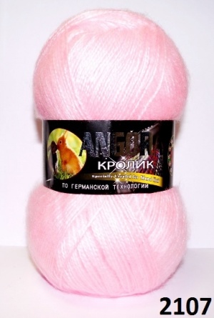 Ангора Кролик (40%-кролик 60%-акрил) - 500м / 100г фото 14