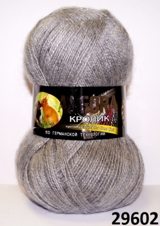 Ангора Кролик (40%-кролик 60%-акрил) - 500м / 100г фото 17