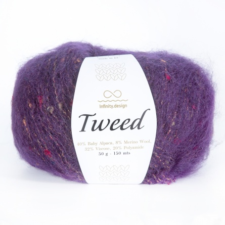 Tweed (40% бэби альпака 8% мериносовая шерсть 32% вискоза 20% полиамид) - 150м / 50г фото 14