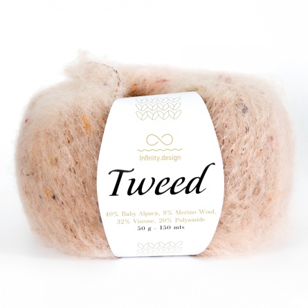 Tweed (40% бэби альпака 8% мериносовая шерсть 32% вискоза 20% полиамид) - 150м / 50г фото 9