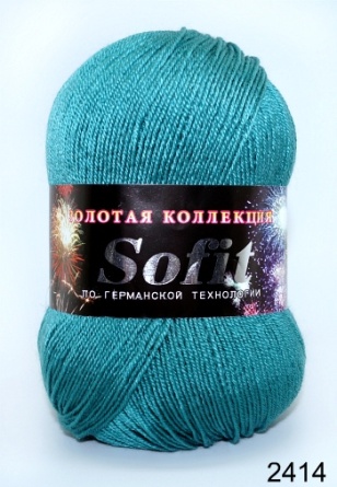 Софит (45%-шерсть 55%-шелк искусственный) - 380м / 100г фото 43
