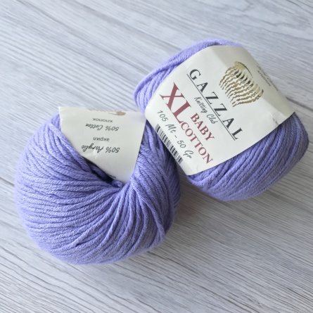 Baby Cotton XL (50% хлопок, 50% полиакрил) - 105м / 50г фото 36