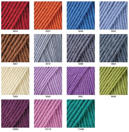 MERINO DE LUX 50 (50% шерсть, 50% акрил) - 280м / 100г фото 51