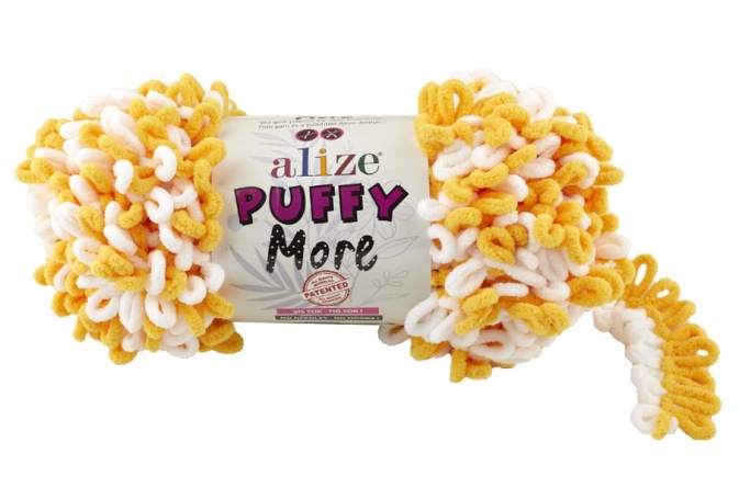Puffy More (100% микрополиэстер) - 11,5м / 150г (в упаковке 2 мотка) фото 22