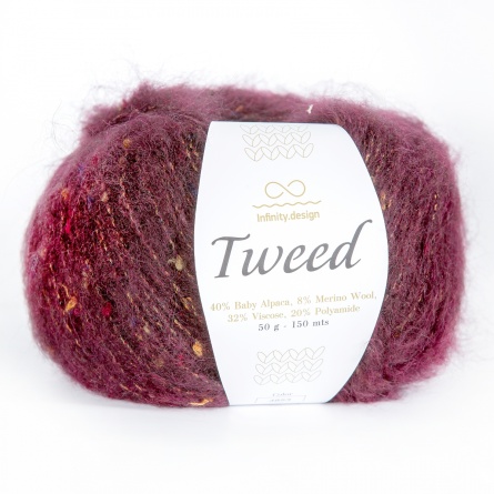 Tweed (40% бэби альпака 8% мериносовая шерсть 32% вискоза 20% полиамид) - 150м / 50г фото 12